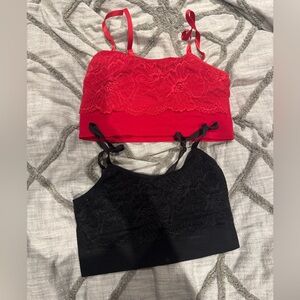 Lace bralettes